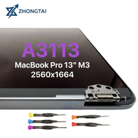 Layar LCD Ultra Tipis 13,6 inci 2024 M3 A3113 16:10 DP Perakitan Penuh untuk Laptop Air (A) Retina Penggunaan Bisnis