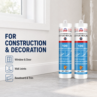 Sellador Acrílico Látex a Base de Agua Pintable para Ventanas, Puertas, Paredes, Paneles de Yeso y Acabados de Construcción Interior