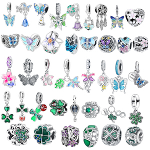 Hàng ngàn mặt dây chuyền bạc Sterling 925 chất lượng cao có <span class=keywords><strong>s</strong></span>ẵn, mặt dây chuyền hình cây gia đình, hạt <span class=keywords><strong>charm</strong></span> bán buôn - Product Image 3