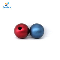 Sur mesure pur en aluminium anodisé boules, rond coloré perles en aluminium anodisé en aluminium sphères