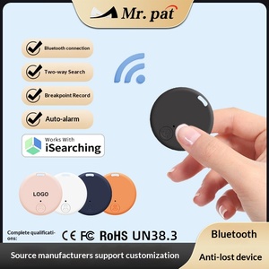 Traceur intelligent circulaire anti-perte bidirectionnel pour enfants, porte-clés de téléphone portable, compatible avec impression de logo - Product Image 3