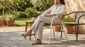 Wicker Weaving Garden <b>Chair</b> for Indoor and <b>Outdoor</b> use (Garden Balcony Porch Garden Backyard Lawn Furniture) - Product Image 2