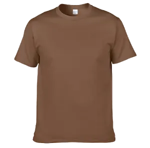 Camiseta lisa de algodón para hombre, Camiseta lisa de alta calidad con logotipo personalizado, ropa de talla grande, venta al por mayor, Verano