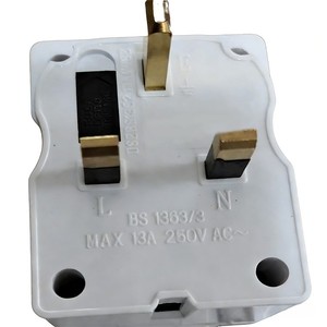 Adaptateur de prise de voyage, chargeurs d'alimentation, adaptateurs, prise britannique standard 13A, fer blanc, cuivre, ABS, PC - Product Image 3