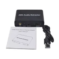 Adaptateur audio DAC SPDIF coaxial RCA ARC, sortie jack 3,5 mm, adaptateur audio ARC 192 kHz, extracteur, séparateur jack coaxial SPDIF L/R