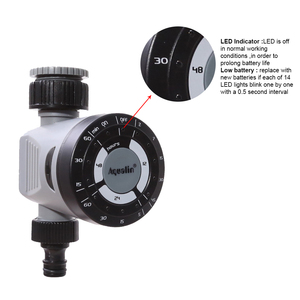 Garden Watering <b>Timer</b> Solenoid Irrigation Controller Home Automatic Electronic - Product Image 2