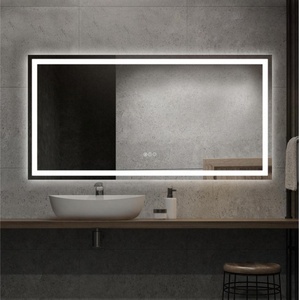Hot khách sạn Home Wall mounted chiếu sáng cảm ứng thông minh Led Gương phòng tắm lớn LED Vanity Bath gương - Product Image 4