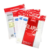 Sac de congélation pour aliments personnalisé sac de filet de poisson sac composite pour aliments en plastique avec fenêtre