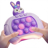 Máquina de juego arcade Whack-a-mole pionera en exterminación de roedores transfronteriza, de empujar y disparar, juguete educativo de ritmo rápido