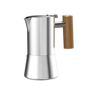 DHPO 400ml Cafetière Moka en Acier Inoxydable Écologique Isolée Ensemble Espresso Unique Portable Résistant à la Chaleur Pot à Café Cadeau - Product Image 2