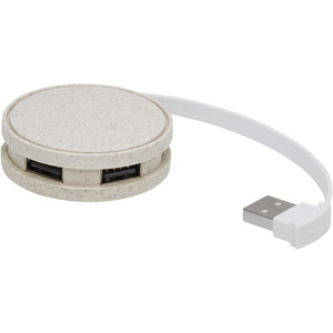 Hub USB de 4 Puertos Sin Marca, Interfaz Micro USB, Diseño de Paja, Modelo 124309-1 para Transferencia de Datos y Carga de Dispositivos Electrónicos - Product Image 1