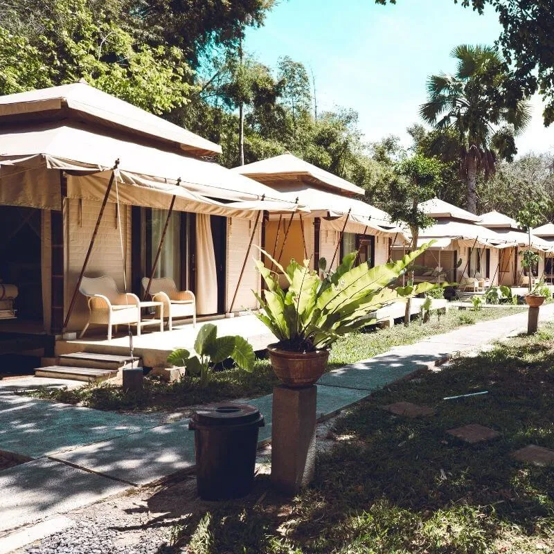 Sang trọng ngoài trời cắm trại không gian lớn khách sạn Lều chắn gió Lều glamping