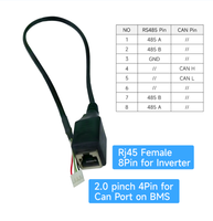 Accessoires BMS Intelligents 100 Balance : Module Wi-Fi BT, Écran d'Affichage LCD, Convertisseur CANBus UART 485, Indicateur SOC pour BMS LiFePO4 16S 48V