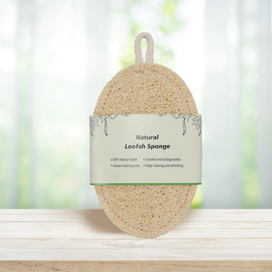 Esponja Natural de Luffa para Lavar Platos, Redonda, 8x13 cm, Color Sólido, para Limpiar Ollas y Sartenes - Product Image 4