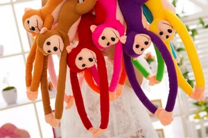 Peluche singe grinchou mignonne fabriquée en usine, grande taille, jouet singe mascotte, rembourrée en coton PP, peluche singe pas chère - Product Image 6