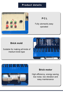 Máquina Manual Hidráulica de Presión PLC para Fabricar Ladrillos de Hormigón, Máquina para Hacer Bloques, Máquina para Pavimentar, Máquina para Hacer Ladrillos de Cemento y Arcilla, Máquina para Hacer Ladrillos Huecos - Product Image 3
