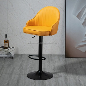Vente en gros <span class=keywords><strong>de</strong></span> tabourets <span class=keywords><strong>de</strong></span> <span class=keywords><strong>bar</strong></span> commerciaux pivotants en PU, tabourets <span class=keywords><strong>de</strong></span> <span class=keywords><strong>bar</strong></span> ergonomiques avec dossiers, chaises <span class=keywords><strong>de</strong></span> <span class=keywords><strong>bar</strong></span> <span class=keywords><strong>de</strong></span> comptoir vertes américaines <span class=keywords><strong>de</strong></span> luxe léger - Product Image 5