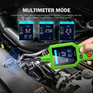 Für Kfz-Batterietester, Schaltkreis-Diagnosegerät, 5–30 V, 2,4-Zoll-TFT-Display, universelle Passform, multifunktional, elektrisch - Product Image 6