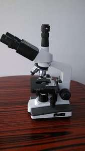 F108 sation eeücretsiz trinoküler görüntüleme kafası optik sistem dörtlü Nosepiece biyolojik rf4 mikroskop - Product Image 2