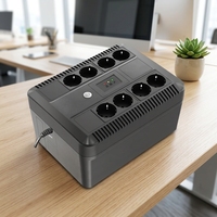 经典 HT650 基本款 LED 灯带德国插座，供应俄罗斯，适用于电脑显示器、POS 系统、家用电器多插座