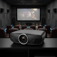 Projecteur de cinéma maison professionnel 3LCD CH-TW9400 4K, objectif en verre 16:9, 2600 lumens, contraste élevé, compatible 3D, portable