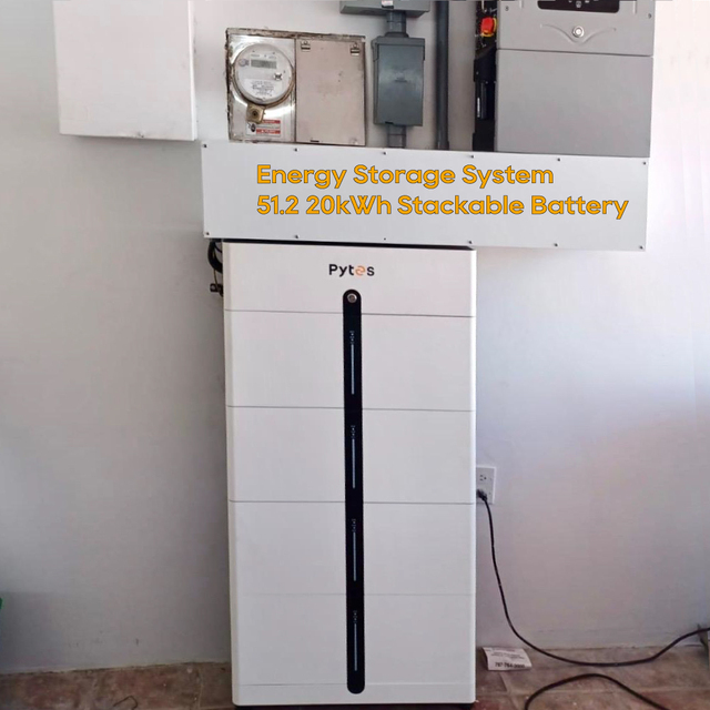 Pytes Smart Residential Use Lifepo4 Battery 51.2V Stacked Solar Batteries Home Use 25KWH Lithium Battery Home Energy Storage