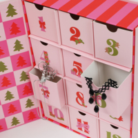 Caja Organizadora de Joyería de Alta Gama, Impermeable, con Calendario de Adviento, Cierre Magnético y Forro de Esponja, para Regalo de San Valentín