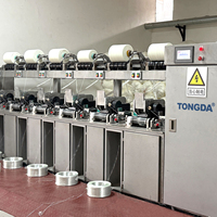 Máquina de Hilado por Fricción TONGDA TD1000-6 para el Procesamiento de Fibra Sintética, Ahorro de Energía, Tipo DREF, Alta Producción