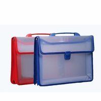Porte-documents accordéon format A4 du fabricant, 13 pochettes, en PP imperméable avec poignée, pour l'école, classeur extensible