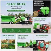 Machine combinée enrouleuse et ensacheuse de balles rondes pour ensilage et foin