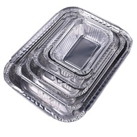 Barquettes jetables en aluminium n°1, n°2, n°6a, petits moules de cuisson en aluminium, boîtes à lunch en aluminium avec couvercle, vente en gros pour le Royaume-Uni