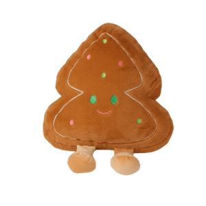 Soft Plush Gingerbread Man <strong>Christmas</strong> Gifts High Quality Kids Pillow Toys Custom Wholesale - Product Image 1