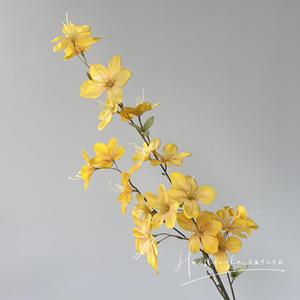 Fleurs artificielles de jasmin, branche unique, en soie, haute simulation, accessoires de décoration de mariage - Product Image 4