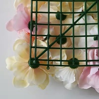 Dinding Bunga Artifisial YHM Mawar Hydrangea Latar Belakang Pernikahan Alat Peraga Fotografi Dekorasi Rumah Model Teknik Simulasi