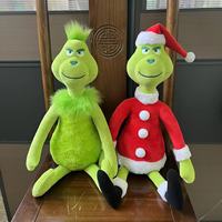 Peluche Monstre Vert Personnalisée de Haute Qualité, Jouet en Peluche pour Enfants, Dessin Animé, Cadeau de Noël, Grinch, Fille, Chien