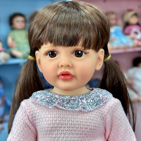 Muñeca Reborn Sunnyfan W-2189 de 55 cm, Juguete de PVC Suave, Simulación de Bebé, Muñeca de Niña de 22 Pulgadas, Venta al Por Mayor