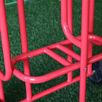 Chariot de rangement mobile pour équipement de football Iron Hat Cone Cart, avec roues, démontable, personnalisable avec logo, professionnel