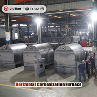 Máquina de Carbonización Horizontal de Alta Eficiencia para Briquetas de Aserrín y Troncos de Madera, para Exportadores de Carbón para Barbacoa