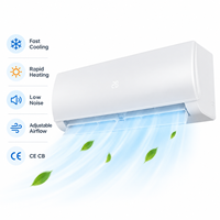 Climatiseur mural moderne de 1 à 2 tonnes, type Inverter, certifié CE CB, économe en énergie, pour le refroidissement et le chauffage des espaces intérieurs