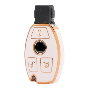 Housse de <span class=keywords><strong>protection</strong></span> pour clé de voiture en TPU souple de qualité supérieure pour <span class=keywords><strong>Mercedes</strong></span> Benz 3 boutons, coque de <span class=keywords><strong>protection</strong></span> pour clé - Product Image 1