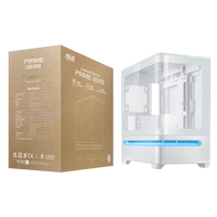 Boîtier PC Gaming Prime AP202 M-ATX, Tour Moyenne avec Vue en Verre Courbé, Compatible Cartes Mères M-ATX ITX
