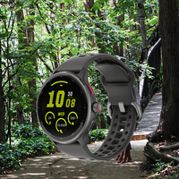 Montre connectée GPS Android Spark2 avec écran AMOLED, boussole, altimètre, suivi du sommeil, modes d'entraînement multiples, étanche IP67
