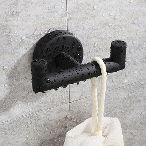 Modern High- Quality Round Base Screws Install Stainless Steel <b>Bathroom</b> Towel <b>Hook</b> - Product Image 1