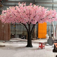 Pohon Bunga Sakura Buatan Besar Berkualitas Tinggi, untuk Dalam/Luar Ruangan, Dekorasi Wisuda, Natal, Tahun Baru, Paskah