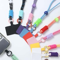 Vente en gros directe usine : Cordons de poignet universels réglables pour smartphone avec patch, bracelet DIY avec languette pour coques de téléphone portable