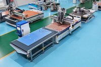 Router CNC Drill Bank 1530 ATC con Etiquetado Automático y Mesa de Vacío para Procesamiento de Paneles de Gabinetes