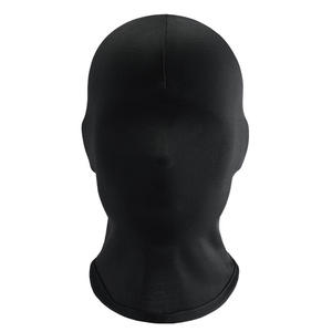 Pasamontañas de Seda de Hielo, Talla Única, Negro, Sin Orificios, Máscara de Ciclismo, Protección Contra el Viento y el Sol, Forro de Casco Táctico Unisex - Product Image 1