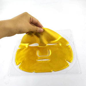 Hidrogel facial OME de etiqueta privada Hidratante y blanqueamiento Mascarilla facial de colágeno dorado de 24K - Product Image 4