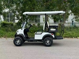 Chariot de golf électrique avec cabine fermée et verrouillable, remorquage robuste, attelage de classe I, compresseur d'air pour gonflage des pneus, benne basculante - Product Image 5