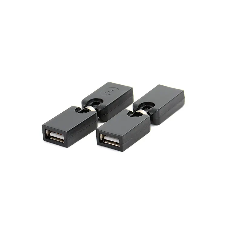 USB 2.0 A femmina A UNA Femmina di 360 Gradi Angolo di Rotazione Adattatore di Estensione di Rotazione USB 2.0 Convertitore